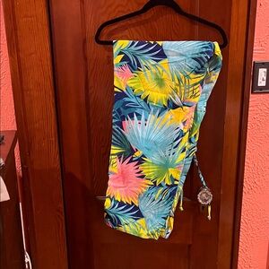 Tropical Print Pants